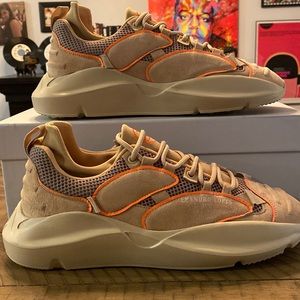 Leandro Lopes Sputnik Runner Sz US 8.5 in Beige and Orange